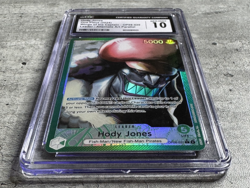 One Piece TCG Hody Jones Leader Alt Art CGC 10 Gem, OP06-020 2024 (1) - Image 3