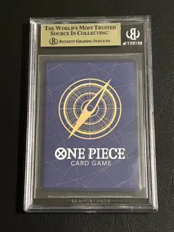 Boa Hancock SR 2023-24 One Piece OP07 Promo BGS 9.5 Serial S-Chinese 2nd Anniv. - Image 2