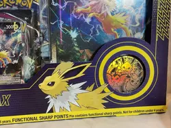 2022 Pokemon TCG Jolteon VMAX Premium Collection Box Factory Sealed 820650101618 - Image 3