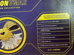 2022 Pokemon TCG Jolteon VMAX Premium Collection Box Factory Sealed 820650101618 - Image 5