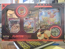 2022 Pokemon TCG - Flareon VMAX Premium Collection Box - Factory Sealed - Image 1