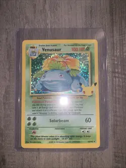 Venusaur 15/102 Celebrations 25th Anniversary NM Holo Foil Rare Pokemon Card - Image 1