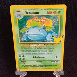 Venusaur 15/102 Celebrations 25th Anniversary NM Holo Foil Rare Pokemon Card - Image 2