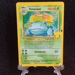 Venusaur 15/102 Celebrations 25th Anniversary NM Holo Foil Rare Pokemon Card - Image 3