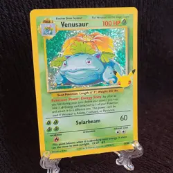 Venusaur 15/102 Celebrations 25th Anniversary NM Holo Foil Rare Pokemon Card - Image 4