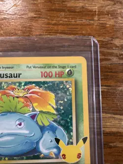 Venusaur 15/102 Celebrations 25th Anniversary NM Holo Foil Rare Pokemon Card - Image 3