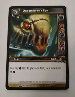 Quagmirran's Eye - Servants Of The Betrayer - World Of Warcraft WoW TCG Rare LP - Image 1