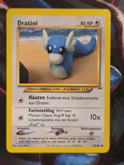 Dratini 63/105 Neo Destiny Common German Pokemon Card - Image 1