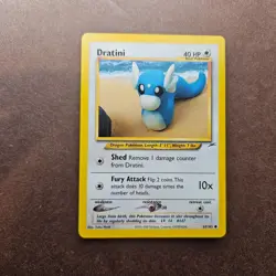 Dratini 63/105 Pokemon Neo Destiny Card - LP - Image 1