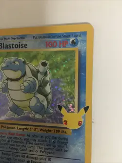 Pokemon Celebrations Blastoise Holo Card 2/102 25th Anniversary Holo - NM/M - Image 3