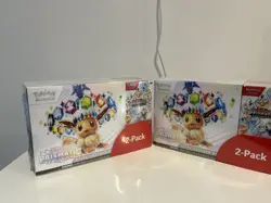 Pokemon TCG Prismatic Evolutions Costco 2 Pack - ETB & Booster Bundle Sealed X2 - Image 1