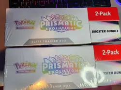 (LOT OF x2) Pokemon TCG: Prismatic Evolutions ETB & Booster Bundle Costco 2-Pack - Image 2