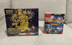 Pokemon Surging Sparks Elite Trainer Box (ETB) and Booster Bundle - Sealed - Image 1
