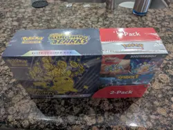 Pokemon TCG: Surging Sparks ETB Elite Trainer Box + Booster Bundle - SEALED - Image 2