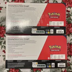 Lot Of 2 Pokemon Surging Sparks ETB & Booster Bundle Costco Sealed Box Pikachu - Image 3