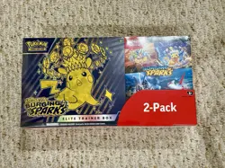 Pokemon Surging Sparks ETB Elite Trainer Box + Booster Bundle - Sealed bundle - Image 1