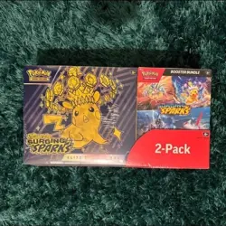 Pokemon SURGING SPARKS Elite Trainer Box Etb Booster Bundle Costco 2 Pack SEALED - Image 2