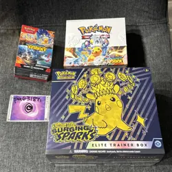 Pokemon TCG Surging Sparks ETB, Booster Box & Booster Bundle Sealed Lot SEALED - Image 1