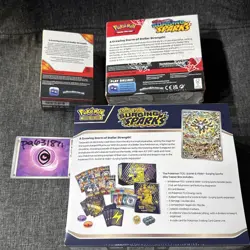 Pokemon TCG Surging Sparks ETB, Booster Box & Booster Bundle Sealed Lot SEALED - Image 2