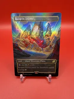 MTG Raugrin Triome 311 Showcase Foil Ikoria: Lair of Behemoths NM - Image 1