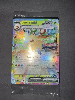 Pokemon TCG Leafeon EX Card 006/131 Stamped Prismatic Evolutions SEALED - Image 1