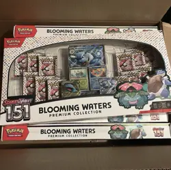 Pokemon Scarlet & Violet 151 Blooming Waters Premium Collection Box Lot of 9 - Image 1