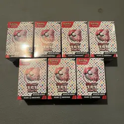 Pokemon Scarlet & Violet 151 Booster Bundle Factory Sealed Lot of 7 - Image 1