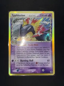 Typhlosion 12/101 Delta Species Dragon Frontiers 2006 Holo Pokemon Card TCG MP - Image 2