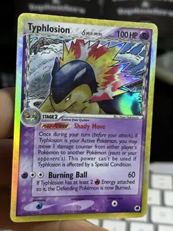 Typhlosion 12/101 Delta Species EX Dragon Frontiers 2006 Holo Pokemon Card TCG - Image 4