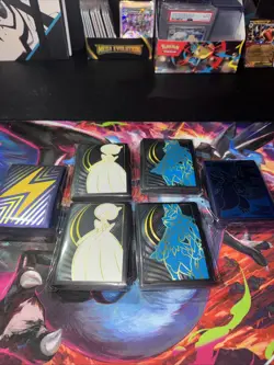 Pokemon TCG ETB card sleeves lot - Image 1