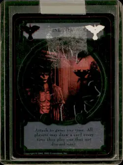 1994 The Crow Trading Card Game TCG Inertia Foil NNO - Image 1