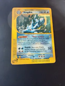 Kingdra Holo Rare Aquapolis Pokemon Card - Image 2