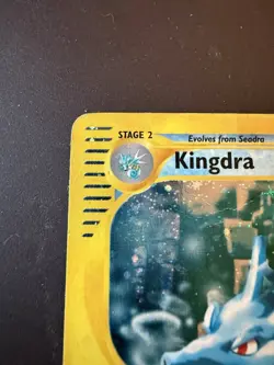 Kingdra Holo Rare Aquapolis Pokemon Card - Image 4