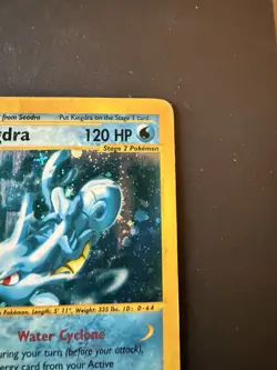 Kingdra Holo Rare Aquapolis Pokemon Card - Image 5