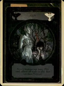 1994 The Crow Trading Card Game TCG Pain Foil NNO - Image 1