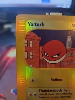 Voltorb 64/147 Aquapolis Reverse Holo Pokemon Card TCG LP Clean! - Image 2