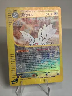 HP Togetic 39/147 Reverse Holo Aquapolis AUTHENTIC Pokemon Card - Image 1