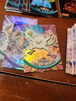 70 + Topps Blue,Black and Red Label Pokemon cards + foils & subset cards - Image 3