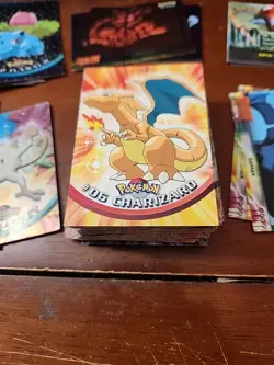 70 + Topps Blue,Black and Red Label Pokemon cards + foils & subset cards - Image 4