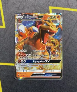 Pokemon TCG Charizard GX Holo Card Burning Shadows 20/147 Near Mint Condition - Image 1