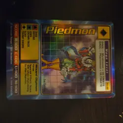 Digimon Digi-Battle Piedmon Bo-42 1st Edition Card NM Holo - Image 1