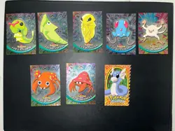 Vintage 1999 Topps TV Animation Edition Pokemon Cards LOT 90's Holo’s Die Cut - Image 4