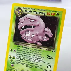 Dark Weezing 14/82 Holo Unlimited Team Rocket Pokemon Trading Card Game TCG - Image 4