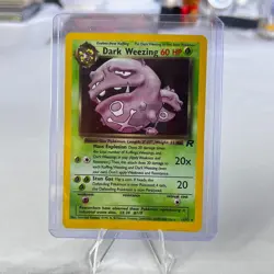 Dark Weezing 14/82 Holo Unlimited Team Rocket Pokemon Trading Card Game TCG - Image 5