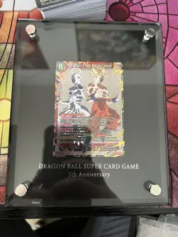 Dragon Ball Super Card Game 5th Anniversary Pure Silver Card DBS #501 - Image 1