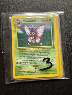 Lot Of 7 VTG Pokemon Cards Jungle Fossil Base HOLO LP-MP - Image 5
