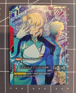 Gundam Card Game GD03-091 RAU LE CREUSET (R+) FOIL - STEEL REQUIEM - Image 3