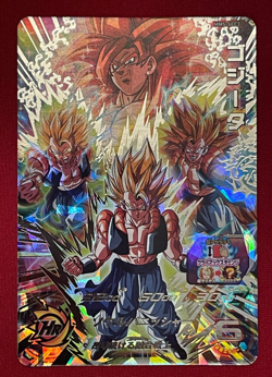 Dragon Ball Heroes Cards Gogeta MM5-SEC3 Holo Rare Bandai Made in Japan - Image 1