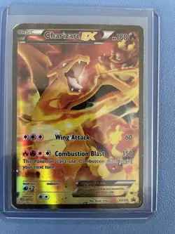 Charizard EX XY121 Black Star Promo Pokemon Card - Heavily Played - Image 1