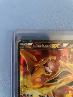 Charizard EX XY121 Black Star Promo Pokemon Card - Heavily Played - Image 2